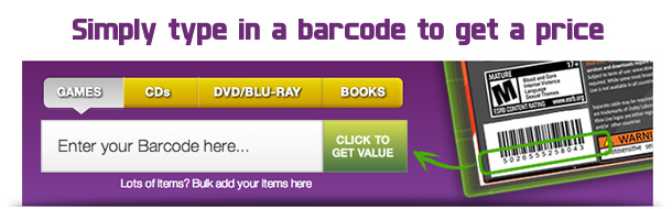 Simply type in a barcode to get a price